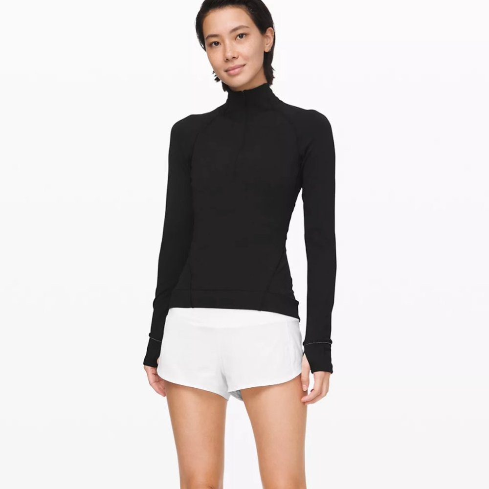 Lululemon Speedup Low-Rise Shorts 2.5 size 6 white